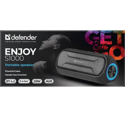 Altoparlant Bluetooth Bluetooth S1000 20W BT/FM/AUX LIGHTS - 9