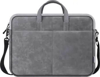 Çantë dore për laptop Defender SOLID, 15.6", e hirtë