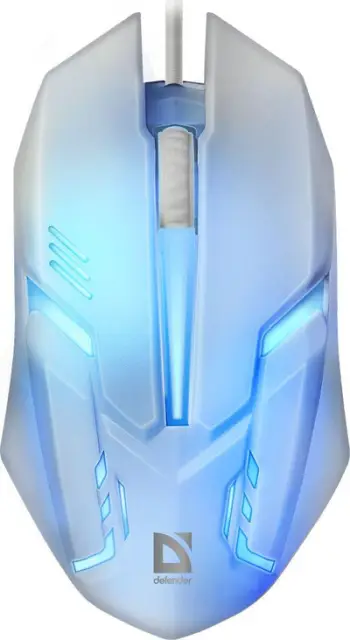 Maus Defender MB-560L, Gaming, USB Type-A, i bardhë