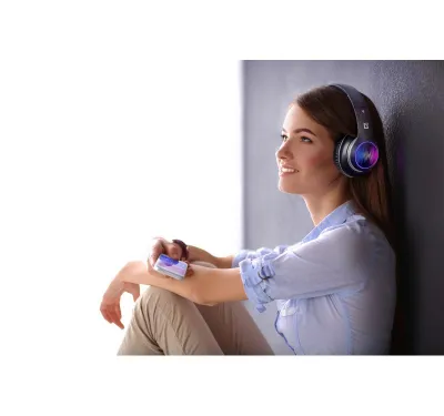 Kufje Defender FREEMOTION B545, Wireless, të kuqe - 4