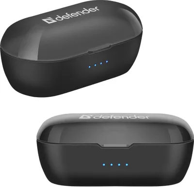 Dëgjuese Defender Twins 638, Wireless, të zeza - 2