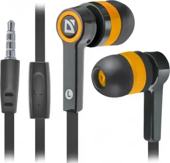 Kufje Defender Pulse 420 63420, 20Hz-20kHz, 105dB, të zeza/portokalli