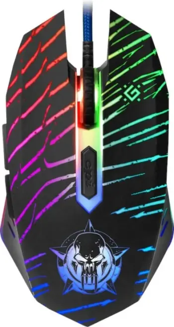 Maus gaming Defender Dark Agent Opti, me kabllo, sensor optik, i zi