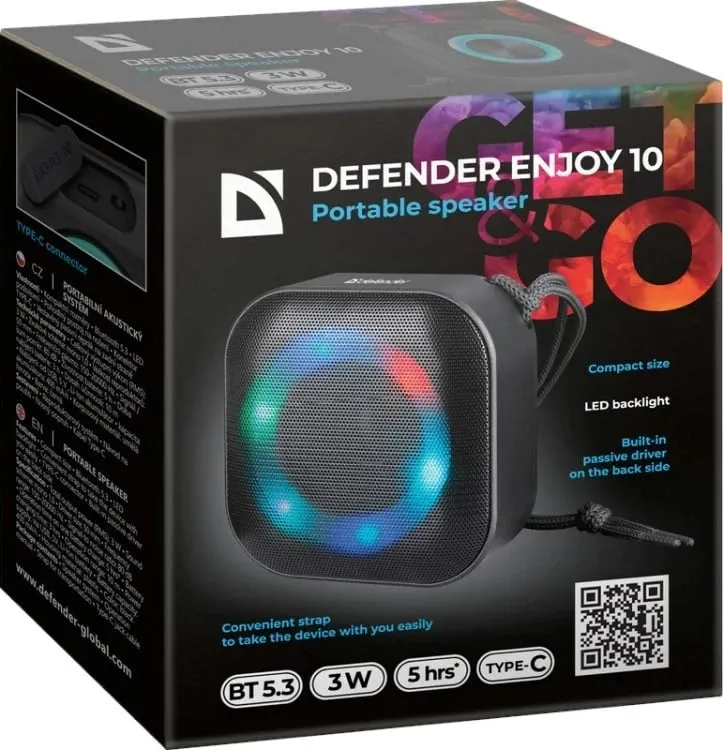 Boks Bluetooth Defender Enjoy 10, 3W, i zi - 4