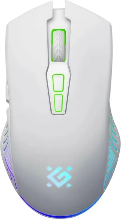 Maush gaming Defender PANDORA RF, wireless, 3200 DPI, i bardhë - 5