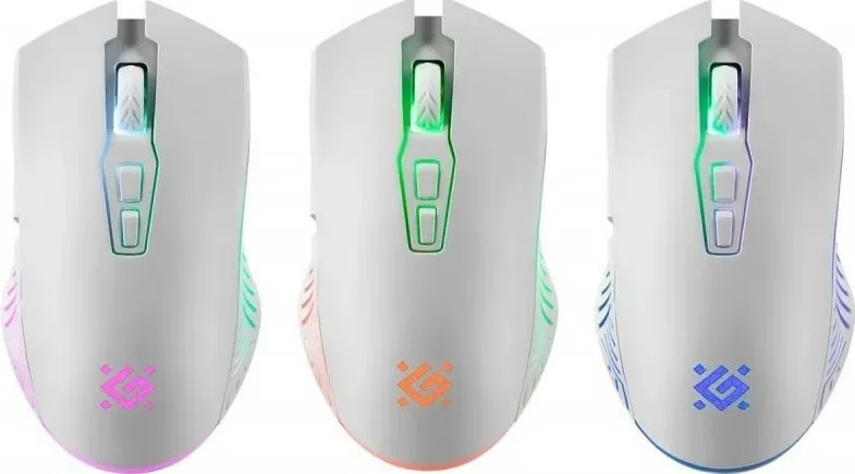 Maush gaming Defender PANDORA RF, wireless, 3200 DPI, i bardhë - 7