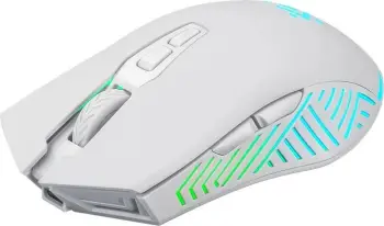 Maush gaming Defender PANDORA RF, wireless, 3200 DPI, i bardhë
