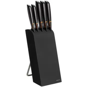 Set thika Fiskars 1003099, 5 copë, zezë/ portokalli