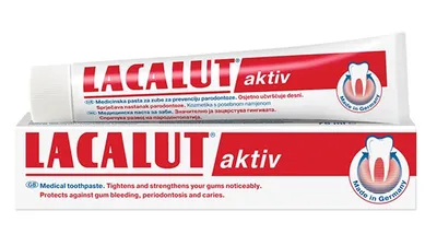 Pastë dhëmbësh medicinale Lacalut Aktiv, 75ml - 1
