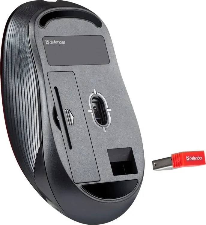 Maus Defender GASSA MM-105 RF Silent, i kuq - 4