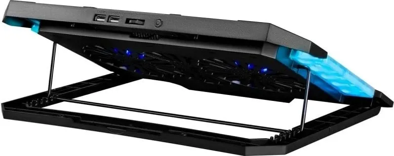 Stendë ftohëse për laptop DEFENDER NS-502, 15.6"-17", 2W, 2xUSB, E zezë - 2