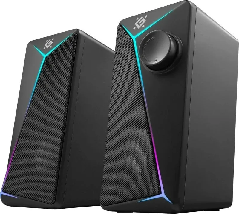 Altoparlantë Defender J5 2.0, 6W, LED, USB, të zi - 4