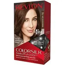 Ngjyrë për flokë Revlon 37 Dark golden brown 2L, 50.1ml + 59.1ml + 11.8ml