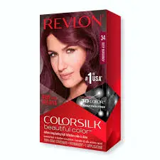 Ngjyrë për flokë Revlon 34 Deep burgundy 2L, 50.1ml + 59.1ml + 11.8ml