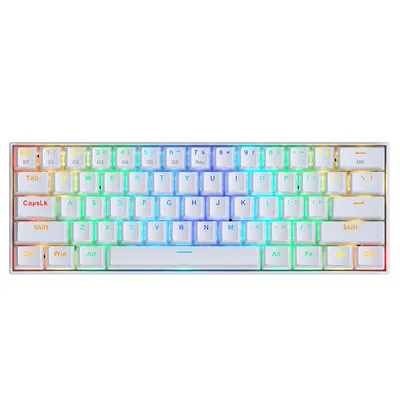 Tastierë mekanike Dragonic K530, e bardhë 60% - 1