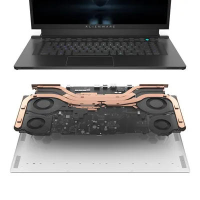 Laptop Alienware x17 R2, 17.3", Intel Core i7, 64GB RAM, 1TB SSD, Intel Iris Xe Graphics, i zi/i argjendtë - 12
