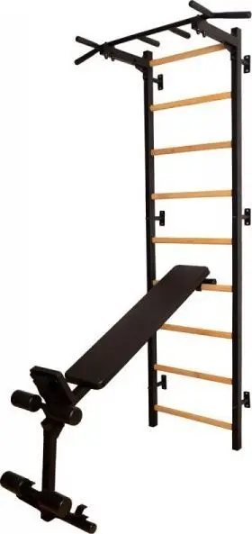Shkallë për gjimnastikë Benchk (830597), 240cm, me paralele, parmak dhe stol për ushtrime