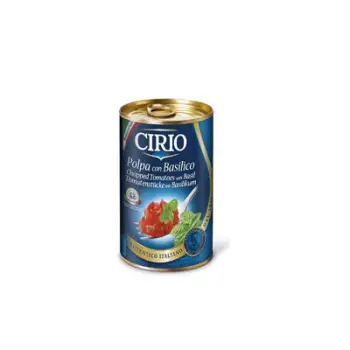 Salcë me copa domatesh dhe borzilok, Cirio, 400g