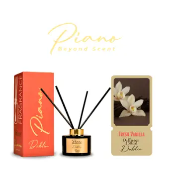Aromë për dhoma Piano Reed Diffuser Dublin, vanilla, 150ml