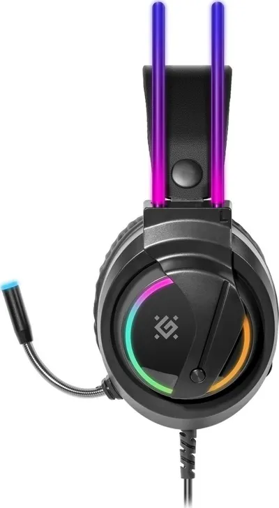 Kufje gaming Defender Wired, stereo, me mikrofon, të zeza - 2