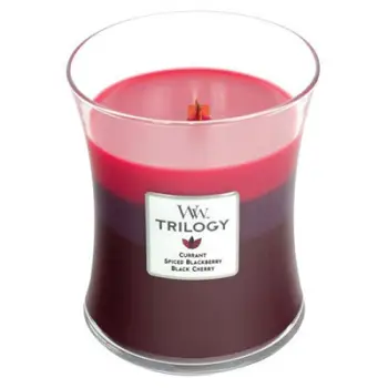 Qiri aromatik WoodWick Trilogy Sun-Ripened Berries, 275 g