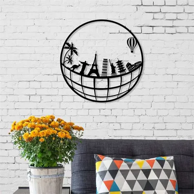 Dekor metalik Decortie Travel, (45 x 45cm) - 1