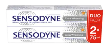 Pastë për dhëmbë Sensodyne Extra Whitening Duopack, 2 x 75 ml
