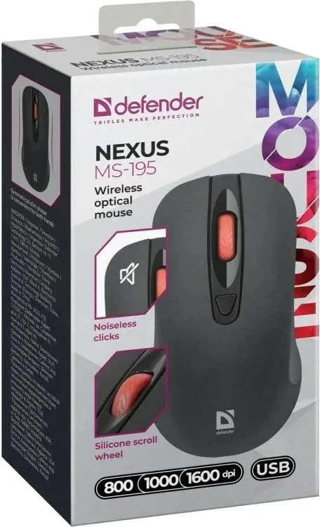 Maus Defender Nexus MS-195 RF Silent, i zi - 7