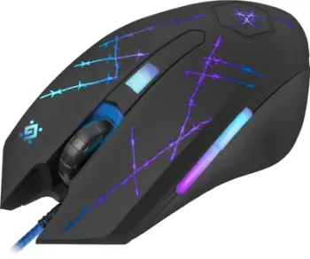 Maus lojërash Defender FORCED GM-020L, USB, 3200 DPI, i zi