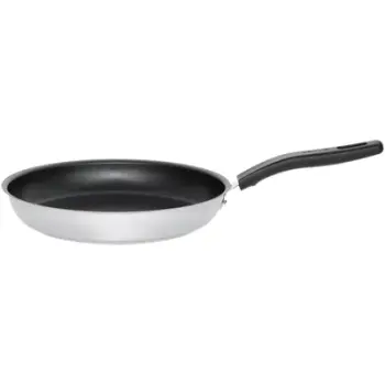 Tigan tradicional Fiskars për fërgim 24cm, zezë/argjendtë