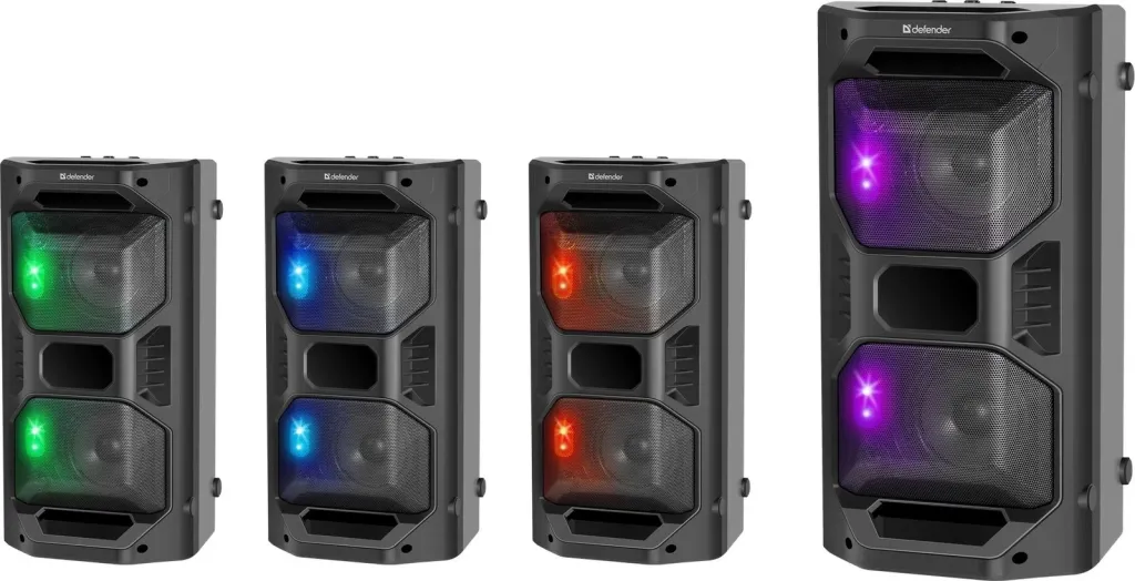 Altoparlant portativ Defender Rage, Stereo, 50 W, i zi - 3