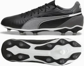 Këpucë futbolli Puma Ultra 5 Play FG AG, terren i përzier, të zeza
