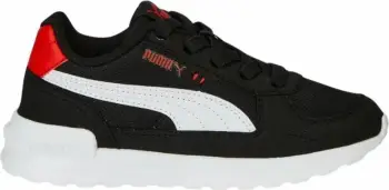 Atlete për fëmijë Puma, të zeza dhe të kuqe