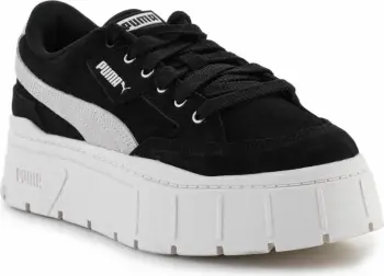 Këpucë Puma Mayze Stack DC5 për femra, të bardha dhe të zeza