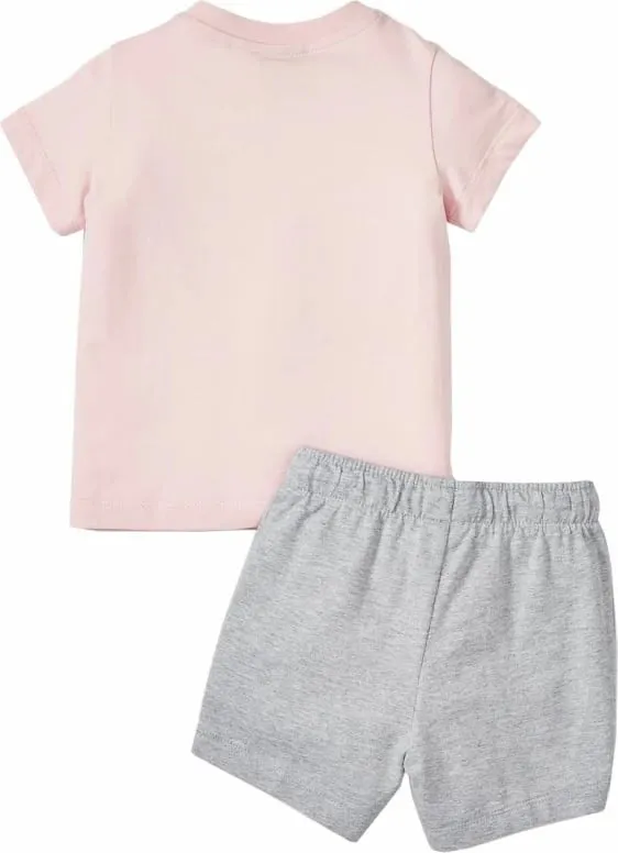 Set maicë dhe shorce për vajza Puma, rozë/ të hirta - 2