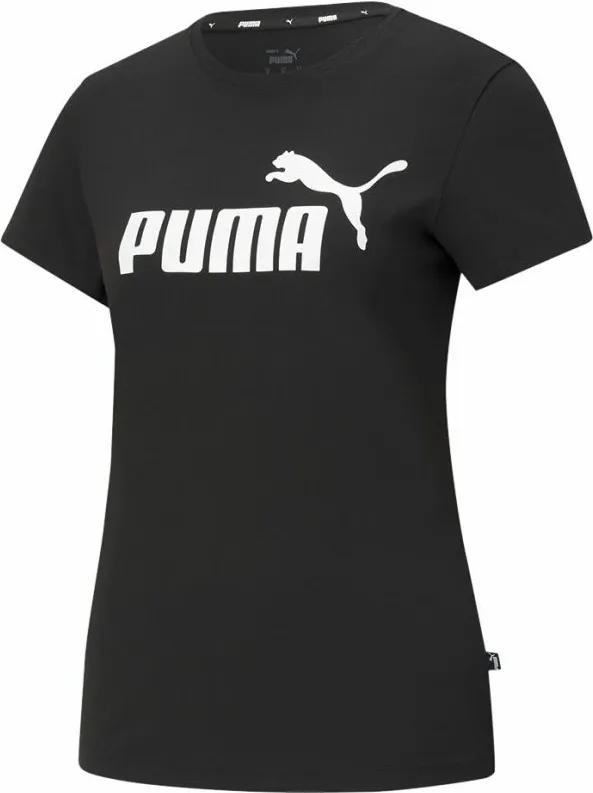 Maicë Puma për femra, modeli ESS Logo Tee, e zezë - 1