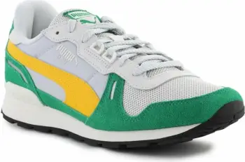Atlete për meshkuj Puma RX 737 Vintage, të bardha dhe të gjelbra
