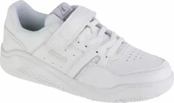 Atlete fëmijësh Joma Platea Low Jr 2402, mbyllje me shirit ngjitës, të bardha