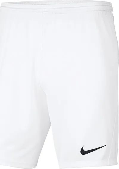 Shortse për fëmijë Nike Park 3 JR, 140 cm, të bardha - 1