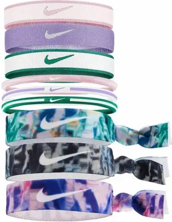 Llastikë flokësh Nike Ponytail Holders N1003666906OS, set 6 copë, shumëngjyrëshe