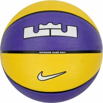Top basketbolli Nike Lebron James Playground 8P 2.0, madhësia 6, gome, i verdhë