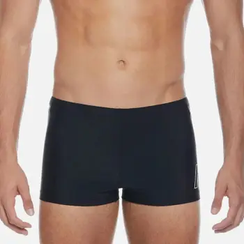 Rroba banje Nike Logo M NESSD646 001, poliestër, tharje e shpejtë, të zeza
