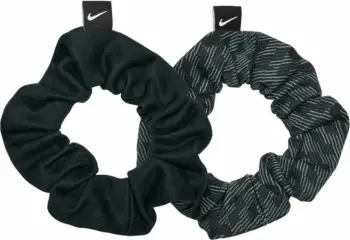 Lidhëse flokësh Nike Dri-FIT Gathered Hair Ties 3.0, set 2 copë, elastike, shumëngjyrëshe