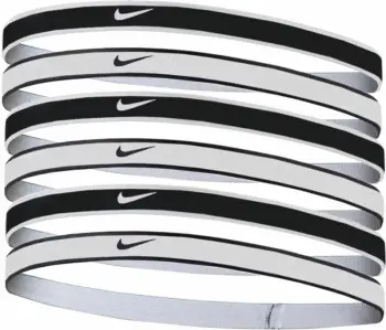 Shirit koke sportiv Nike Swoosh N1002021176OS, set 6 copë, i zi dhe i bardhë