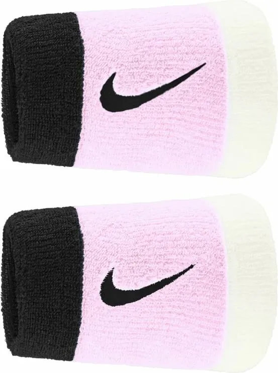 Doreza sportive Nike Swoosh Doublewide, set 2 copë, të bardha - 1