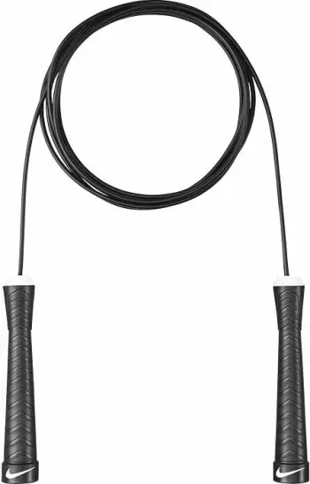 Litar kërcimi Nike Fundamental Speed Rope N1000487-027, i rregullueshëm, për stërvitje kardio, i zi