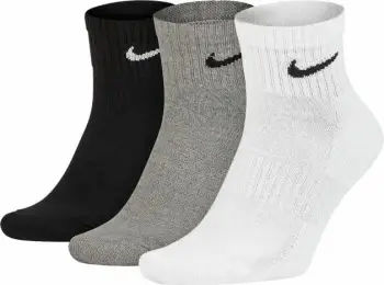 Çorape të shkurtra Nike Everyday Lightweight Ankle SX7677-964, 3 palë, Dri FIT, shumëngjyrëshe