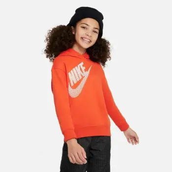 Bluzë me kapuç Nike NSW OS PO Hoodie Jr DZ4620-633, për fëmijë, portokalli