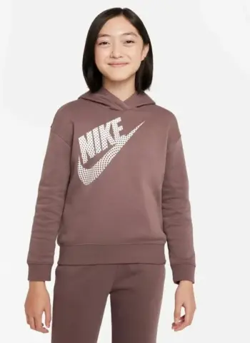 Bluzë me kapuç Nike NSW OS PO Hoodie Jr DZ4620-291, për vajza, vjollcë