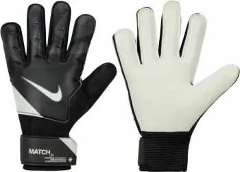 Doreza portieri Nike Match Jr FJ4864-011, për fëmijë, latex, të zeza